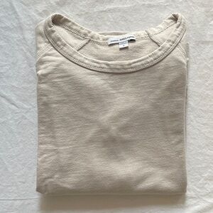 James Perse Standard Beige Crewneck Sweater